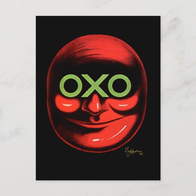Carte Postale Affiche publicitaire Leonetto Cappiello OXO (Devant)