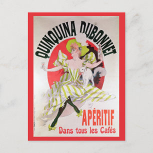 Carte Postale Affiche publicitaire pour le Quinquina Dubonnet'