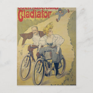 Carte Postale Affiche publicitaire Vélos Gladiator