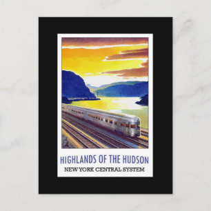 Carte Postale Affiche publicitaire vintage de voyage de New York