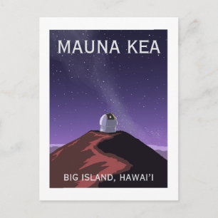 Carte Postale Affiche Rétro Ciel Étoilé de l'Observatoire de Mau