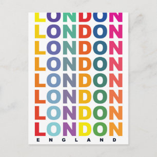 Carte Postale Affiche rétro Londres Angleterre