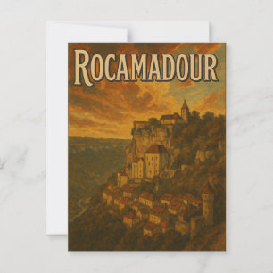 Carte Postale Affiche Rocamadour - France - Département du Lot -