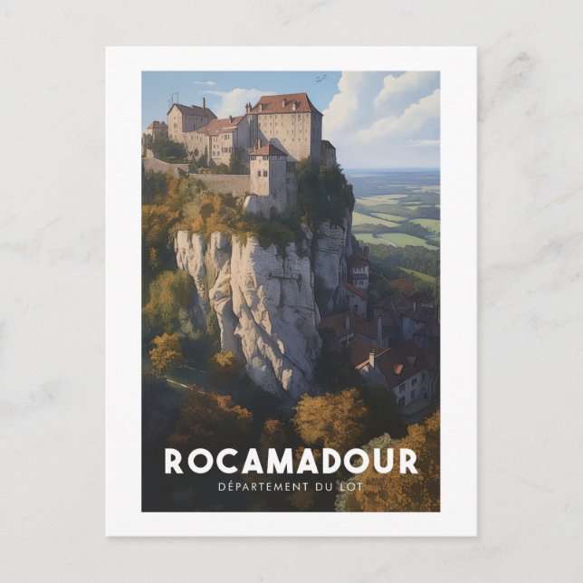 Carte Postale Affiche Rocamadour - France - Département du Lot - (Devant)