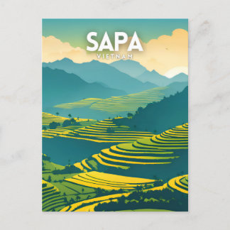 Carte Postale Affiche Sapa Vietnam