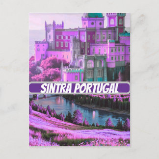 Carte Postale Affiche Sintra Portugal Voyage Impression Vintage