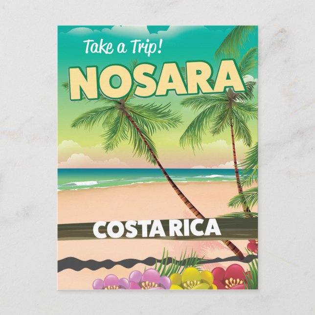 Carte Postale Affiche touristique Nosara Costa Rican (Devant)
