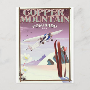 Carte Postale Affiche vintage Copper Mountain colorado