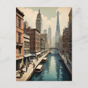 Carte Postale Affiche vintage de Sydney