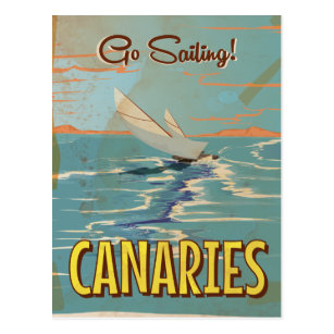 Lanzarote Poster Vintage Sur Toile Pour Chambre à Coucher Motif îles Canaries 60 X 90 Cm