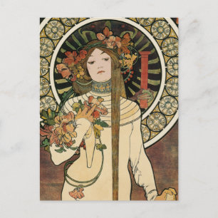 Carte Postale Affiche vintage Trappistine Nouveau d'Alfonse Much