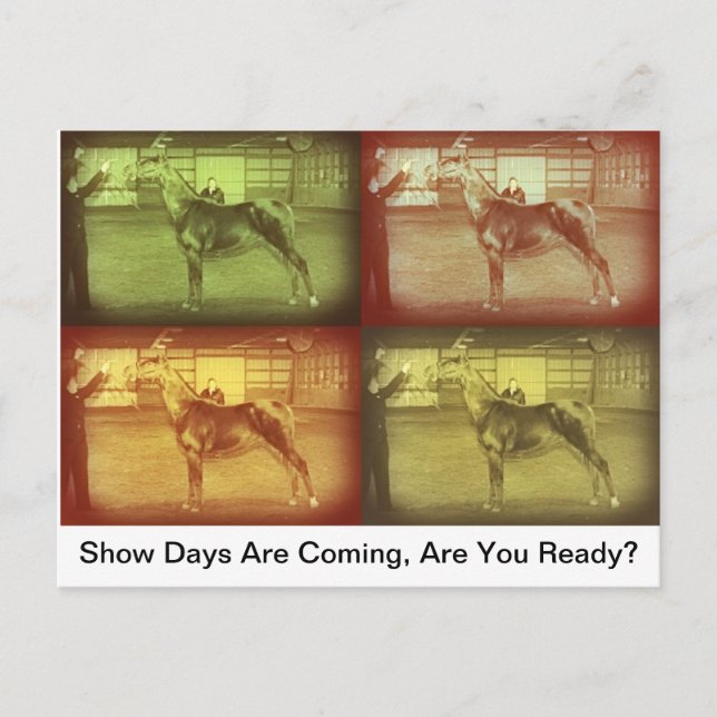 Carte Postale Afficher les jours (Devant)