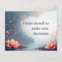Affirmation Lotus Reflection Renforcer la Sagesse