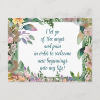 Affirmation Positive Abandonner la Douleur et la C