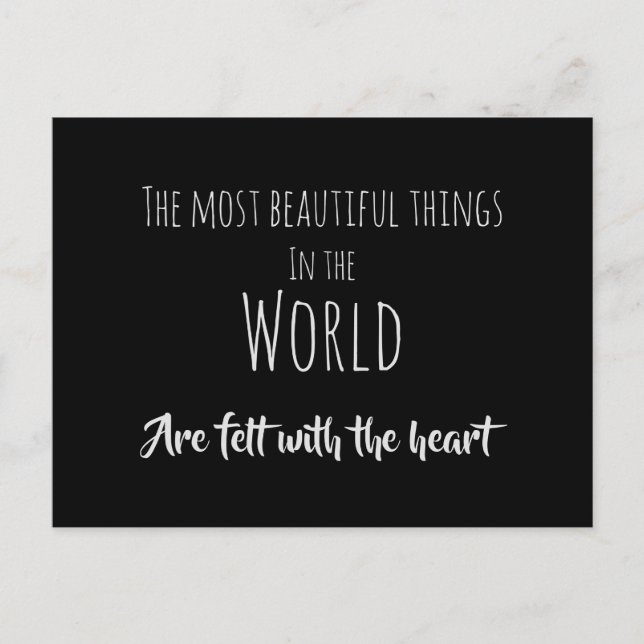 Carte Postale Affirmations cardiaques (Devant)