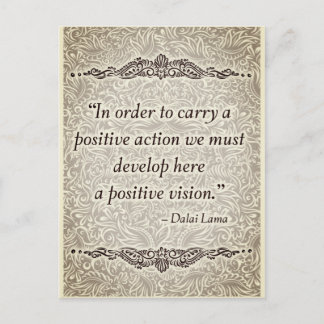 Carte Postale Afin de porter un positif - Citation positive