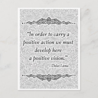 Carte Postale Afin de porter un positif - Citation positive