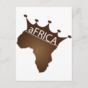 Carte Postale aFRICA Crowned