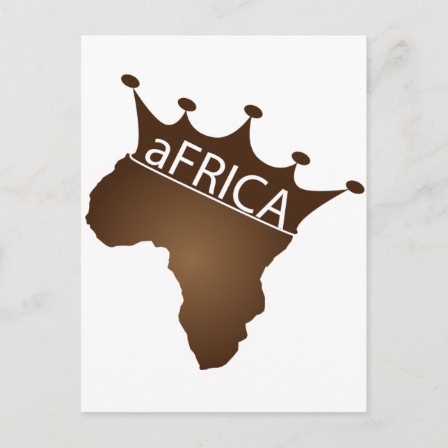 Carte Postale aFRICA Crowned (Devant)