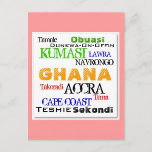 Carte Postale Africain_Urbain personnalisé