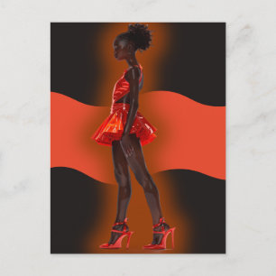 Carte Postale African American Black Queen Melanin Sista Shopp