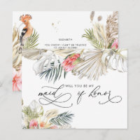 African Safari Floral | Sois ma témoin