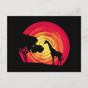 Carte Postale African sunset