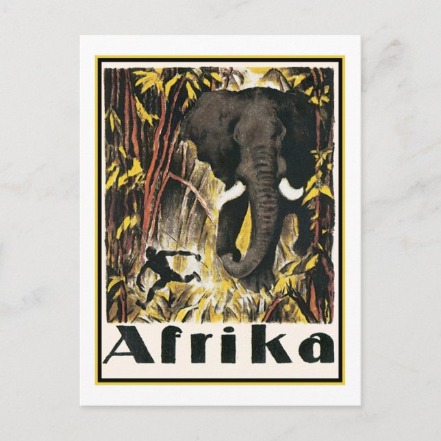 Carte Postale Afrika Voyage Vintage (Devant)