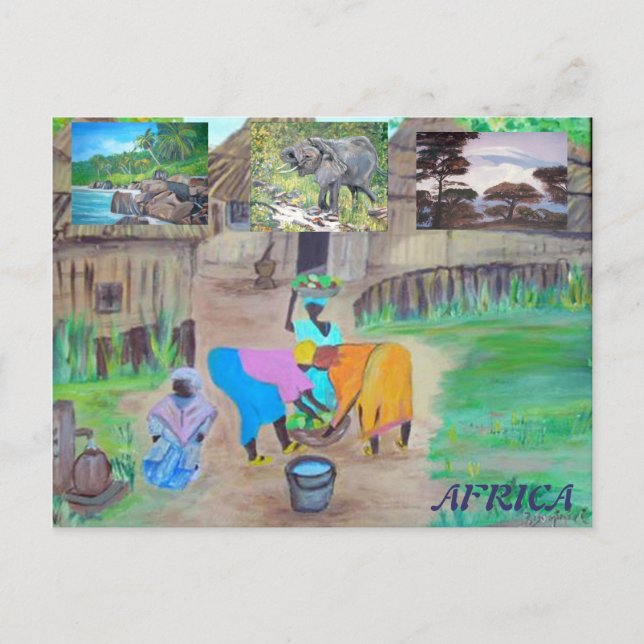 Carte postale - Afrique (Devant)