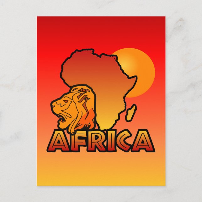 Carte postale Afrique (Devant)