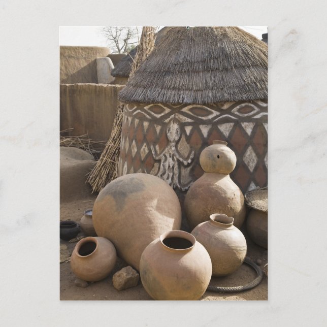 Carte Postale Afrique, Afrique de l'Ouest, Ghana, Sirigu. Conçu  (Devant)