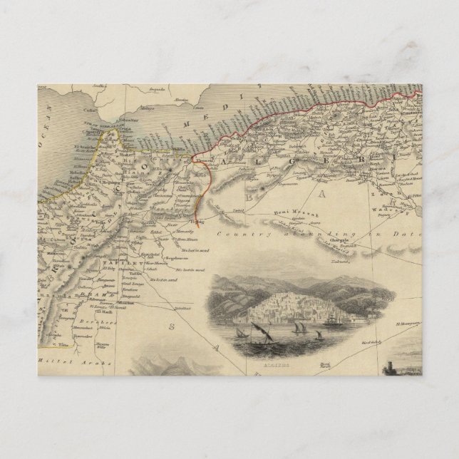 Carte Postale Afrique du Nord (Devant)