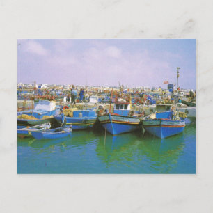 Carte Postale Afrique du Nord, Jerba, Tunisie, bateaux tradition