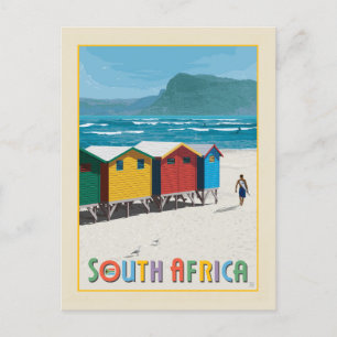 Carte Postale Afrique du Sud   Plage de Muizenberg