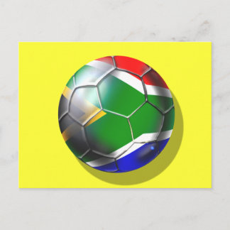Carte Postale Afrique du Sud profonde rainure Football ballon ar