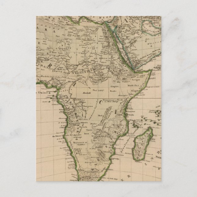 Carte Postale Afrique et Asie (Devant)