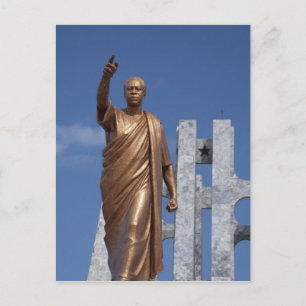 Carte Postale Afrique, Ghana, Accra. Mausolée de Nkrumah, finale