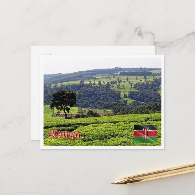 Carte Postale Afrique - Kenya - Panorama - (Devant/Arrière en situation)