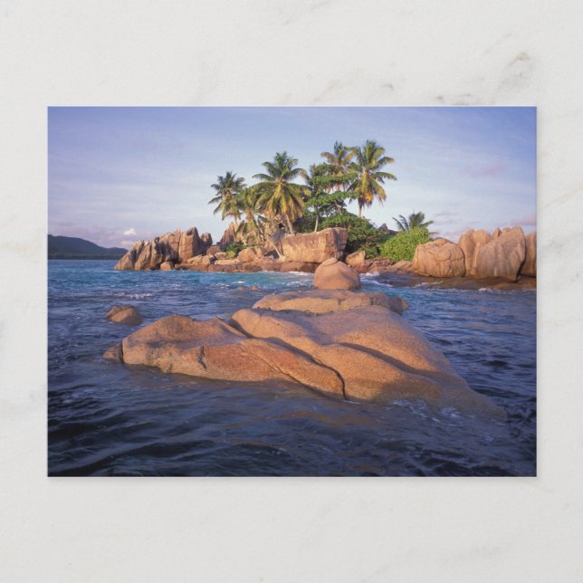Carte Postale Afrique, Océan Indien, Seychelles, Praslin (Devant)