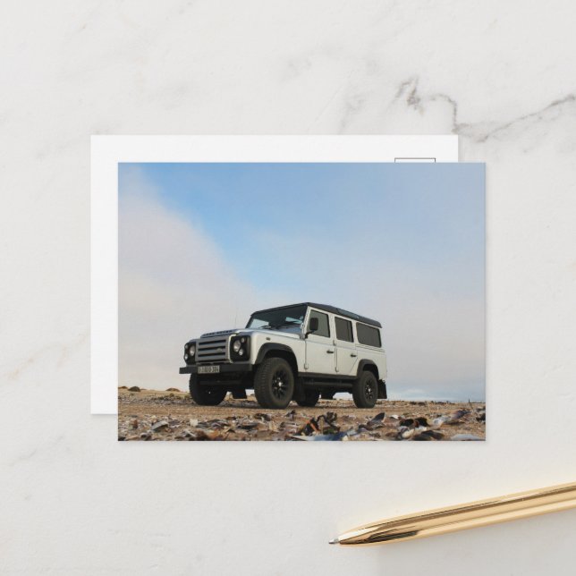 Carte Postale Afrique Overlanding 4x4 Road Trip Conduite (Devant/Arrière en situation)