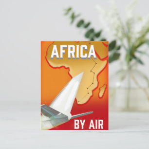 Carte Postale Afrique par avion
