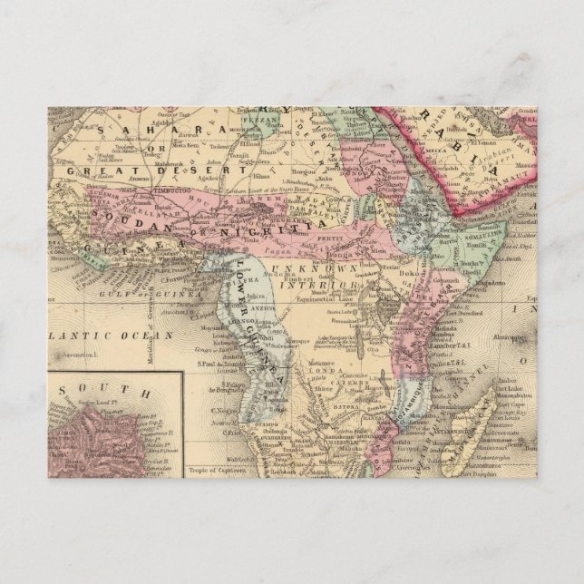 Carte Postale Afrique Sainte-Hélène (Devant)