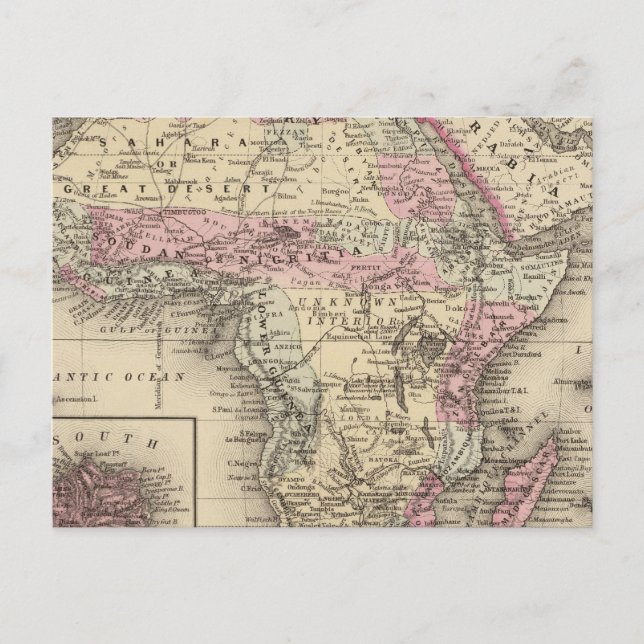 Carte Postale Afrique Sainte-Hélène (Devant)