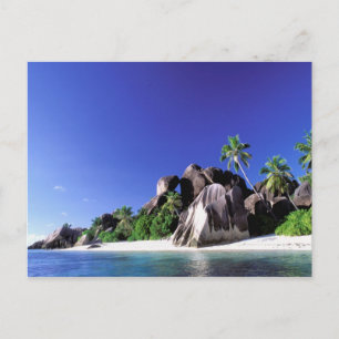 Carte Postale Afrique, Seychelles, île de La Digue. Granit 3