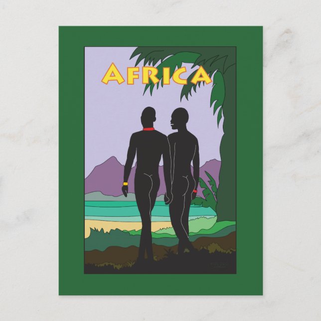 Carte Postale Afrique Travel Gay (Devant)