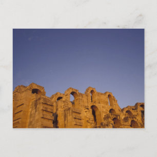 Carte Postale Afrique, Tunisie, El Jem. Ruines d'un Romain