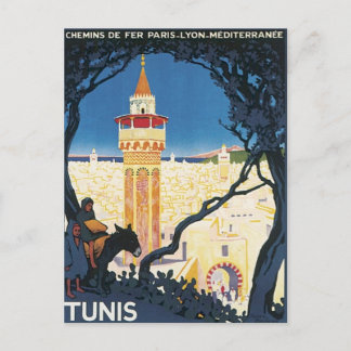 Carte Postale Afrique vintage de Tunis
