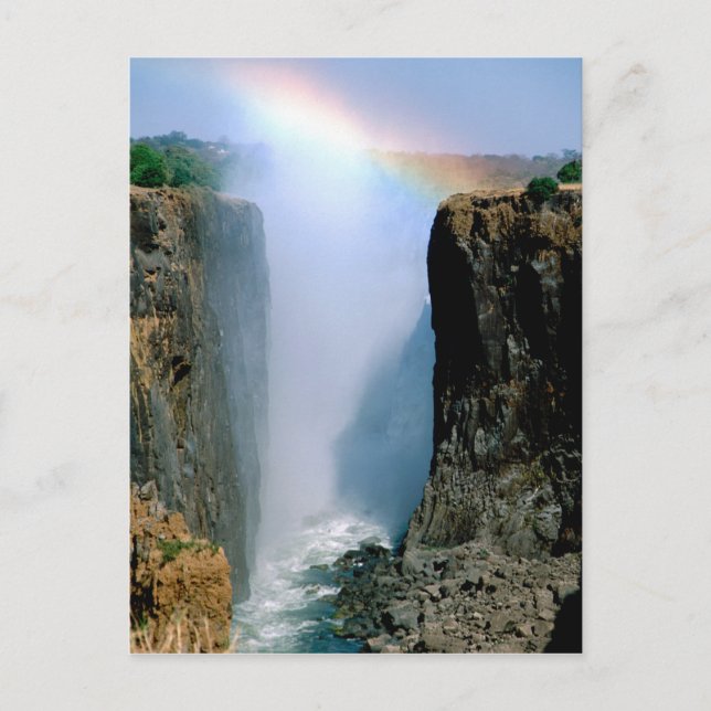 Carte Postale Afrique, Zambie, Victoria Falls National Park. (Devant)