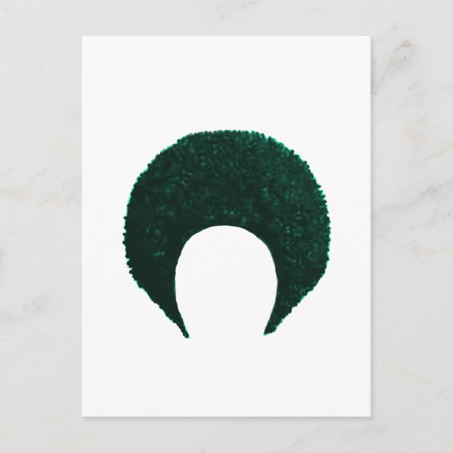 Carte Postale Afro Cyan Le MUSÉE Zazzle Cadfts (Devant)