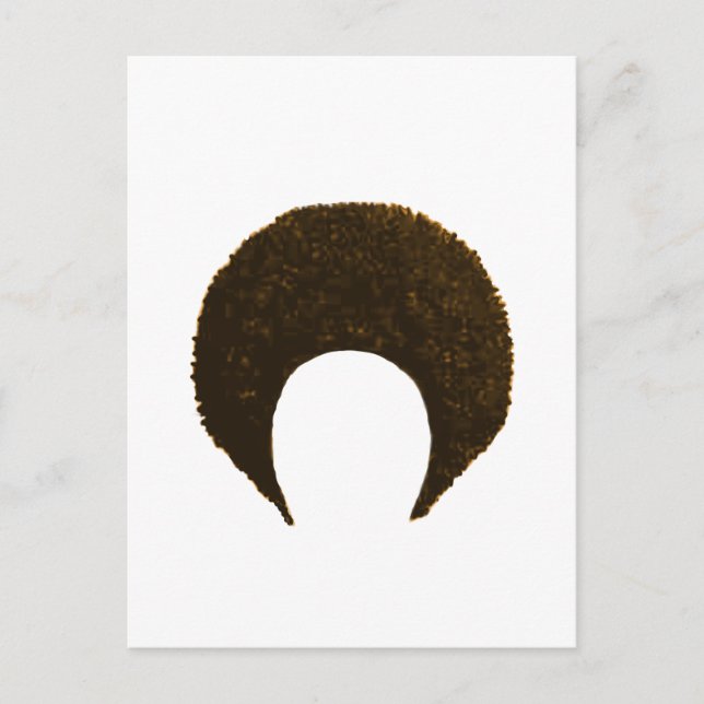 Carte Postale Afro Gold Le MUSÉE Zazzle Dons (Devant)